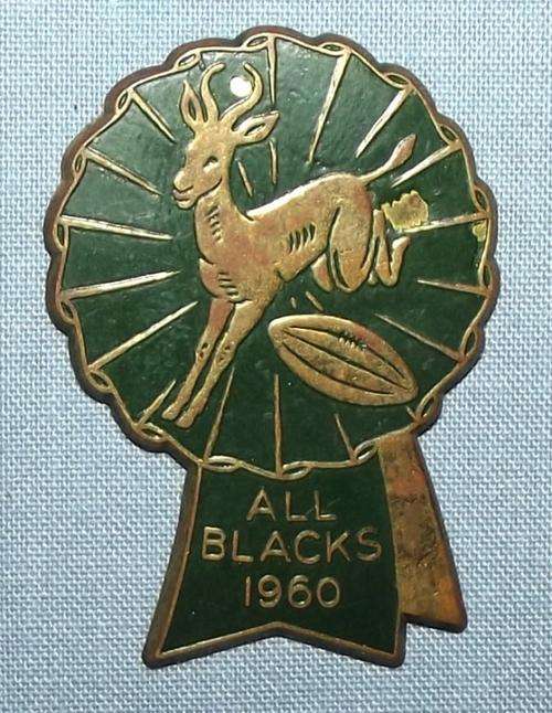 All Blacks 1960 Rugby Tour to South Africa Pin Badge