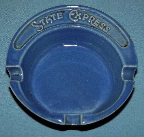Old 1950's State Express Ceramic Advertising Ashtray