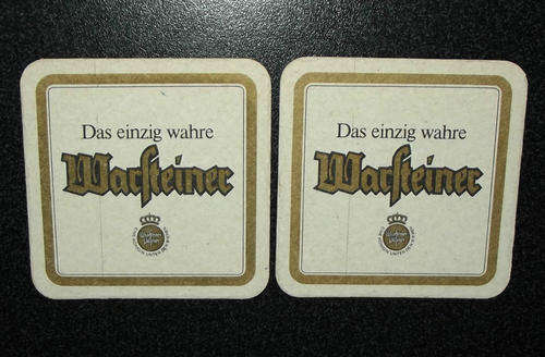 Vintage German WARSTEINER Pilsner Beer Coaster Set