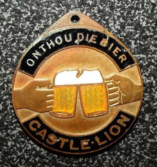 Old Castle Lion Onthou Die Bier Medal