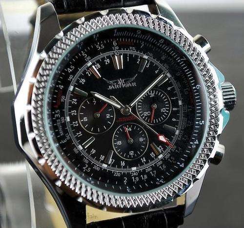 *Top Item* JARAGAR Luxury Chronograph Racer 6 Hand Automatic Watch