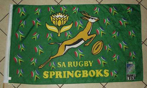 1999 Rugby World Cup South Africa Springboks Flag