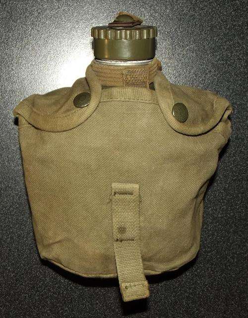 Old Rhodesia Army Water Bottle + Webbing Cover