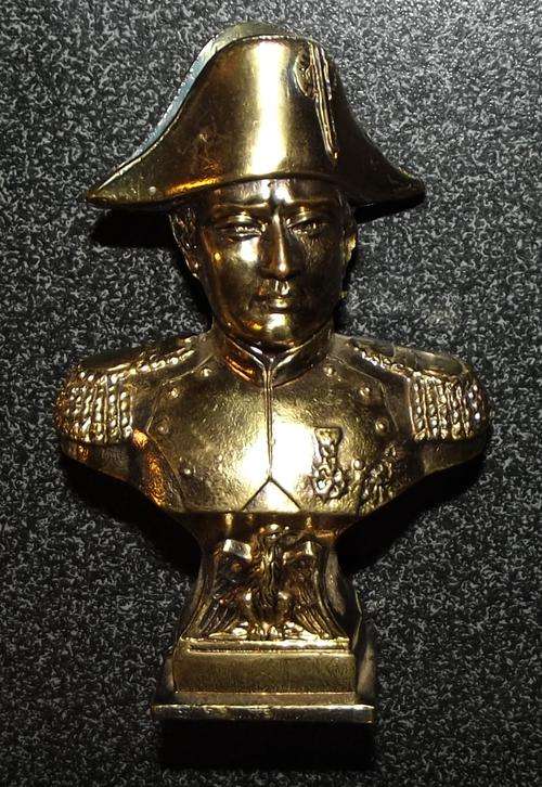 Old Napoleon Metal Bust Figurine