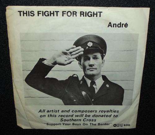 Old 1973 SA Police Southern Cross "This Fight For Right" Record