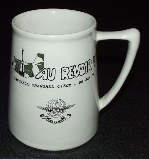 1993 SAAF 28 Squadron Transall C160Z Aircraft Farewell Beer Mug