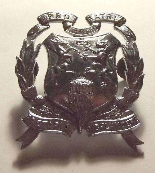 SA Pretoria Highlanders Post 1948 Metal Tam-o'-Shanter Badge