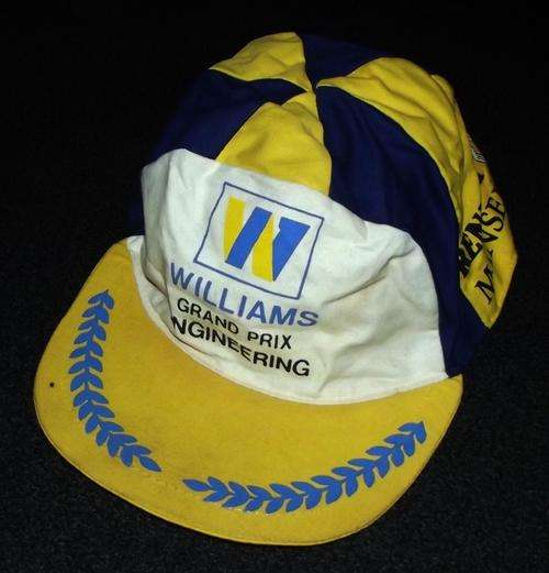 Old F1 Nigel Mansell RENAULT Williams Grand Prix Engineering Cap