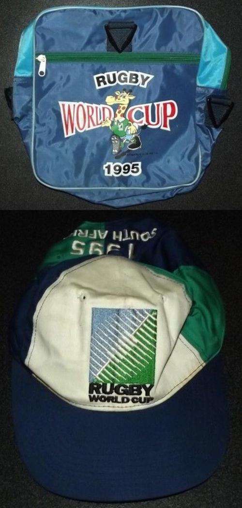 1995 Rugby World Cup Bag + Cap