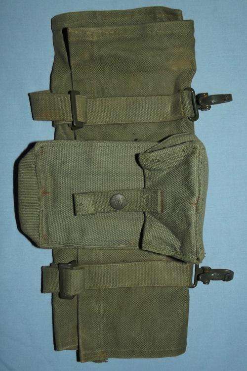 SADF Army Webbing Ground Sheet Carrier + Ammo Pouch
