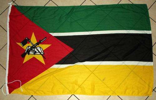 Large Old Mozambique Country Flag