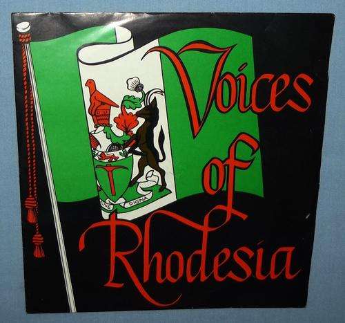 1 RAR Troops Welfare Fund Voices of Rhodesia 45 RPM Record