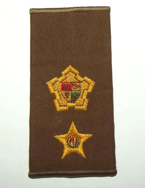 SADF Army Commandant Nutria Cloth Shoulder Rank