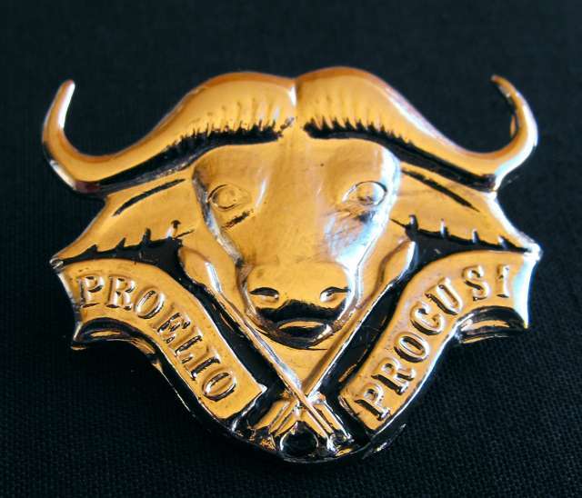 SADF 32 BATTALION METAL BERET BADGE