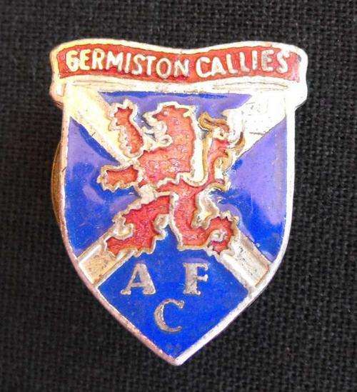 OLD GERMISTON CALLIES FOOTBALL CLUB BUTTONHOLE BADGE