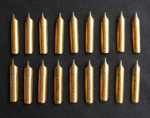 LOT OF 18 OLD MACNIVEN & CAMERON INK PEN NIBS