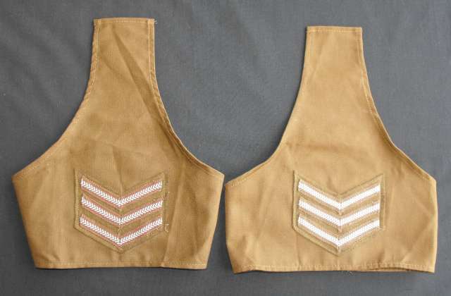 SADF ARMY SGT NUTRIA BRASSARD RANKS