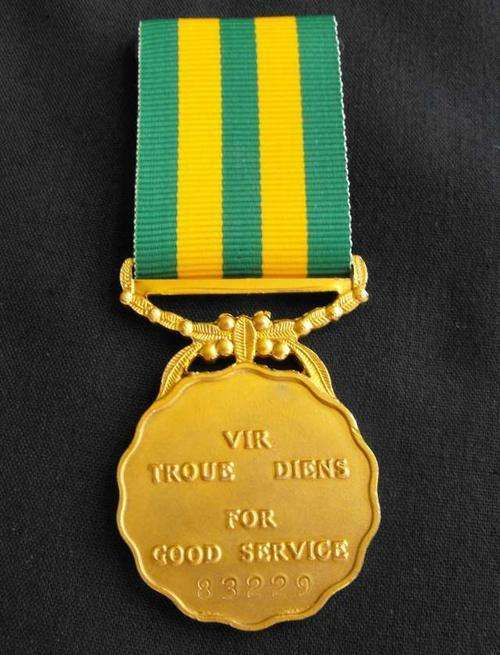 SADF 30 YEARS GOOD SERVICE FULL SIZE MEDAL