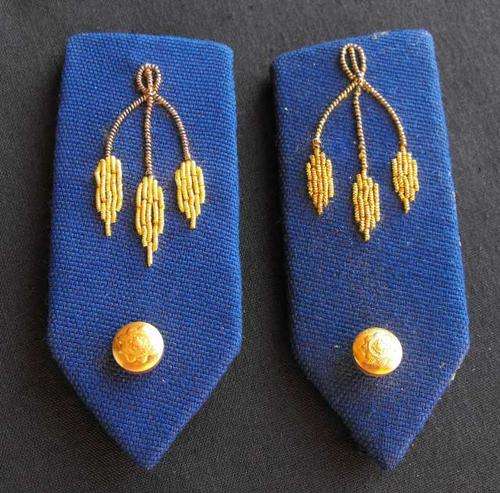 OBSOLETE SA POLICE MAJOR COLLAR GORGETS