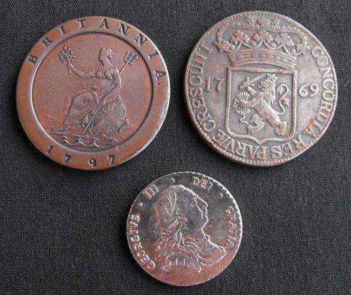 LOT OF 3 VAN RIEBEECK REPLIKA TOKENS
