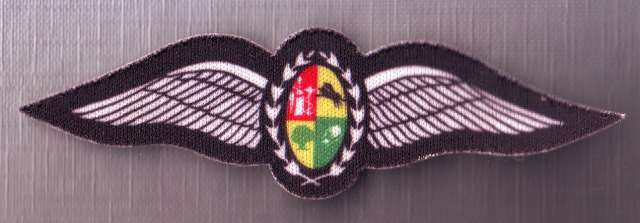 SAAF SCREEN PRINTED TYPE PILOT WINGS