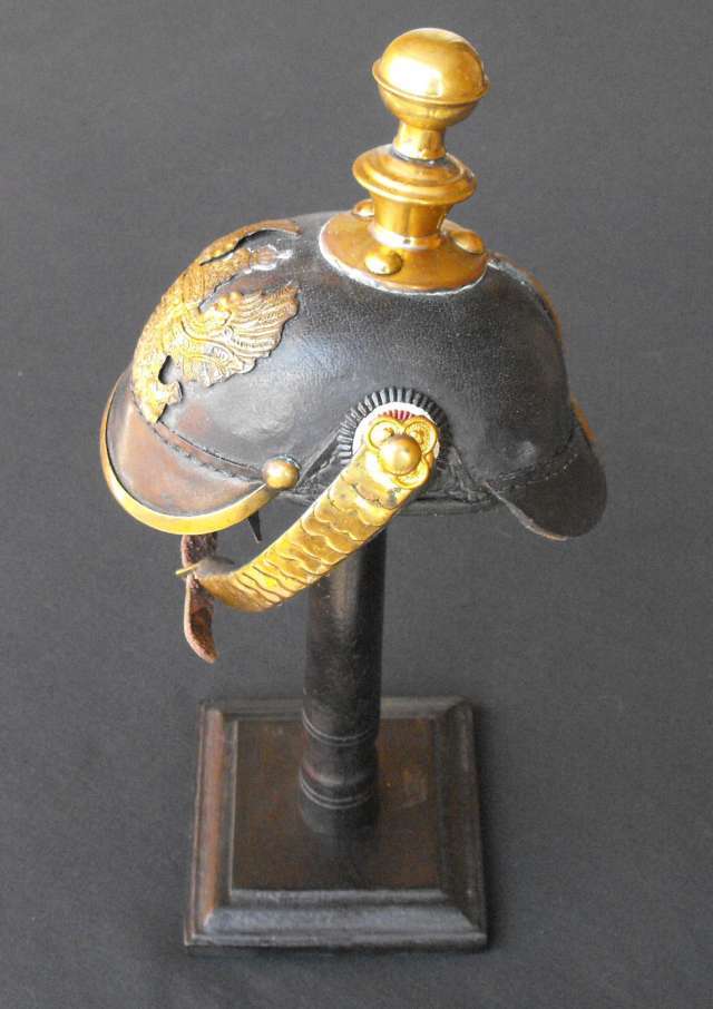 PRUSSIAN GERMAN PICKELHAUBE MINIATURE DISPLAY HELMET