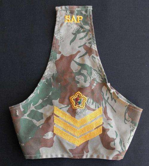 OBSOLETE SA POLICE SGT CAMO ARM BRASSARD