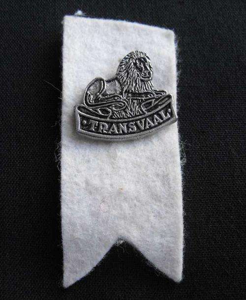 OLD TRANSVAAL RUGBY STICK PIN BADGE