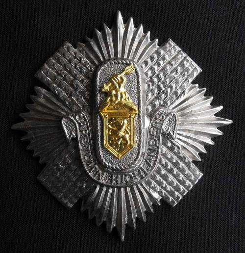 SA CAPE TOWN HIGHLANDERS METAL TAM O SHANTER HELMET BADGE