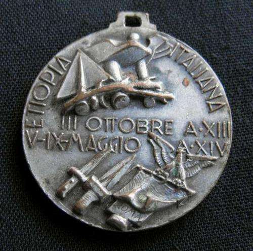 ITALIAN FASCIST ETHIOPIA FULL SIZE MEDAL