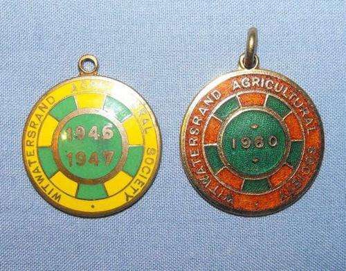 CRAZY R1 START ! 2 OLD SA AGRICULTURAL SOCIETY MEDALS