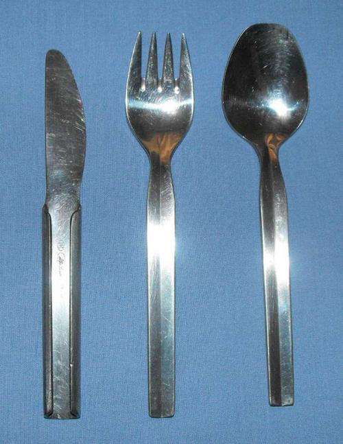 SADF ARMY METAL EATING UTENSIL SET