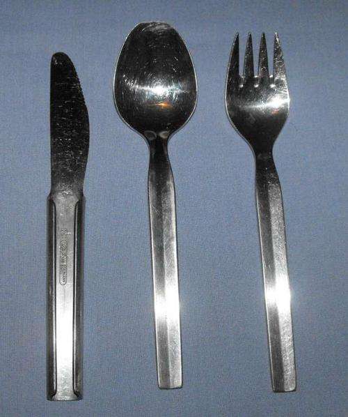 SADF ARMY METAL EATING UTENSIL SET