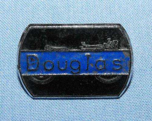 OLD DOUGLAS MOTORCYCLES LAPEL PIN BADGE