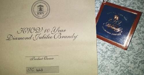 KWV Diamond Jubilee Ltd Ed**BoB Sellers please do not watch.
