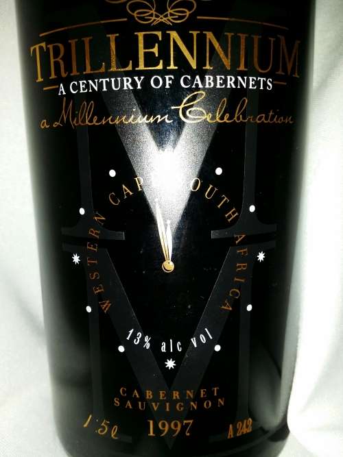 A Rare and collectable 1997 Trillennium Cabernet Sauvignon Collectors must!!
