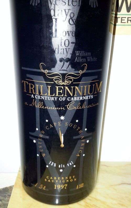 A Rare and collectable 1997 Trillennium Cabernet Sauvignon Collectors must!!