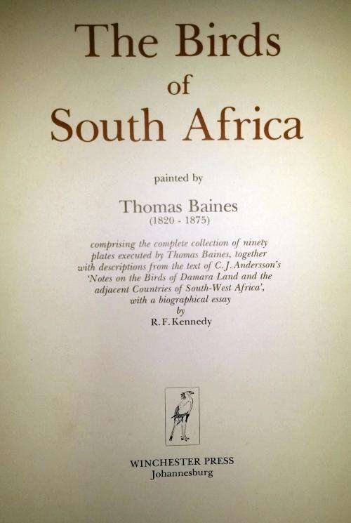 Reserved for Collectible Treasures Birds of South Africa