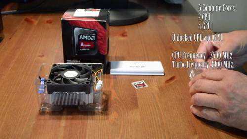 AMD A6-6400K FM2 3.9GHZ 1MB DUAL CORE APU (AD640KOKHLBOX) - AMD