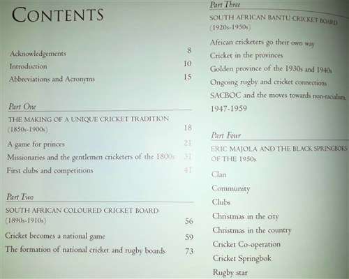 The Story of an African Game : Black Cricketers..Forward by Nelson Mandela