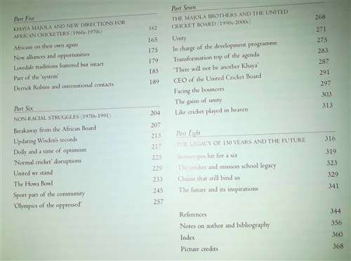 The Story of an African Game : Black Cricketers..Forward by Nelson Mandela