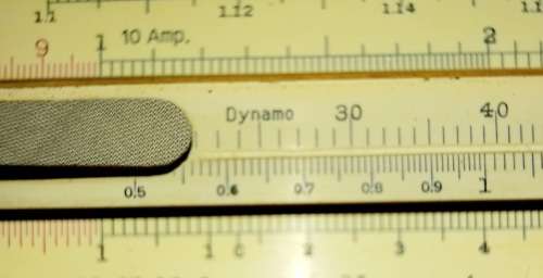 Sun Hemmi DYNAMO Japan slide ruler in bamboo laminated Original 1940s woodworking carpentry