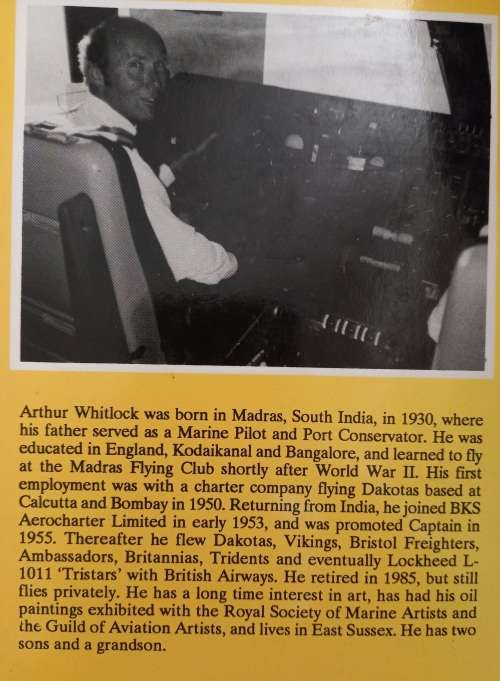 Behind the Cockpit Door by Arthur Whitlock- Signed by Author-Scarce 5 star read Collectable