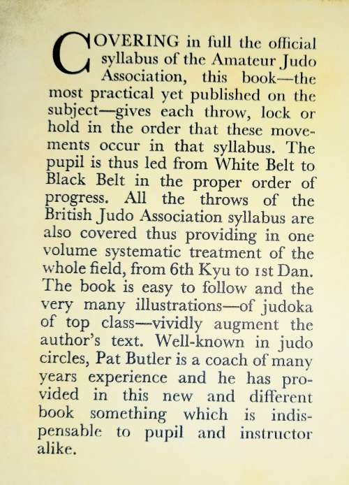 Judo-Pat Butler martial arts