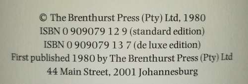 Paterson`s Cape travels 1777-1779 /Vernon S. Forbes and John Rourke Limited Edition