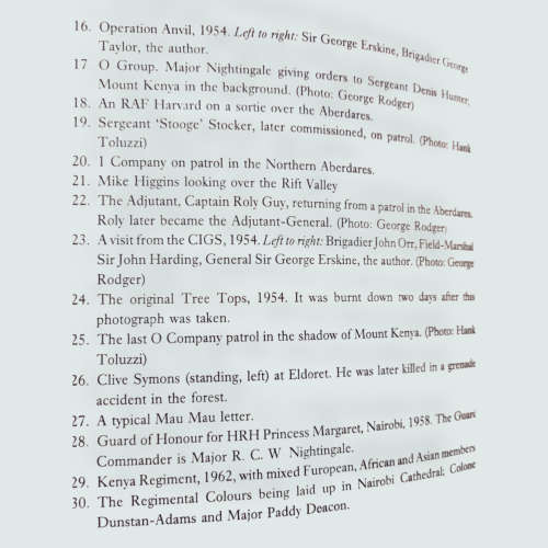 Signed*The Charging Buffalo, a History of the Kenya Regiment. Guy CAMPBELL