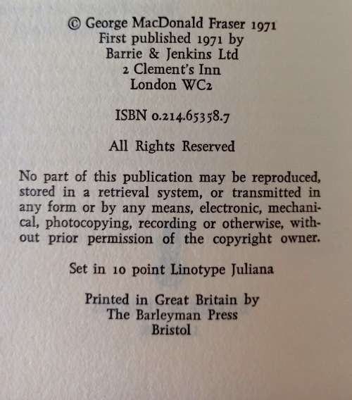 Flash For Freedom. From the Flashman Papers 1848-1849- 1st Edition