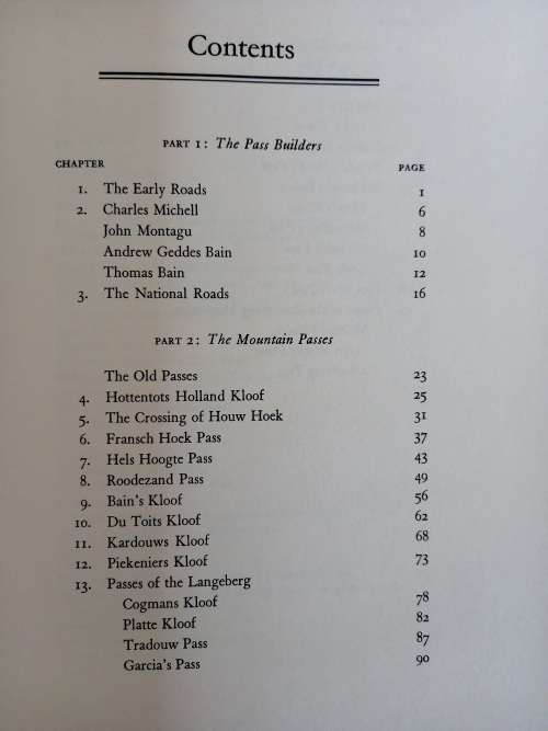 So High the Road ~Jose Burman ~ Mountain Passes of the Western Cape