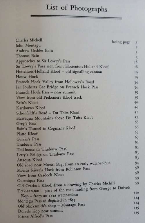 So High the Road ~Jose Burman ~ Mountain Passes of the Western Cape