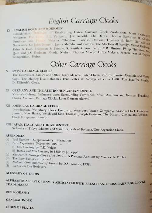 Carriage Clocks: Their History and Development  by Allix, Charles